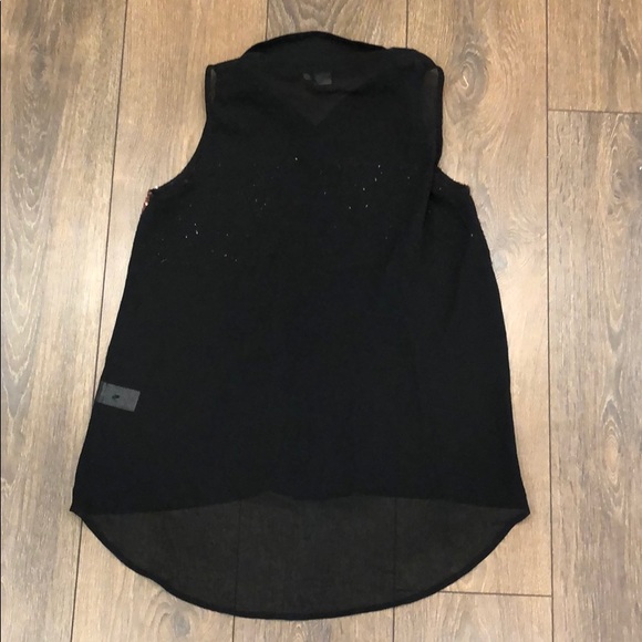 Twik Black Sheer Tank with Rose Gold Sparkles - Picture 6 of 6